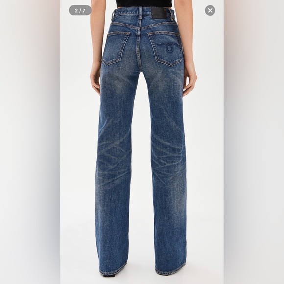 R13 Jane Jean Mire Blue size 28 New with tags - Picture 7 of 10